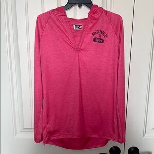 Pink Breckenridge Long-sleeve Shirt with Hood